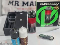 Vaporesso Luxe XR Max مع 2 ليكويد تقريبا كاملين