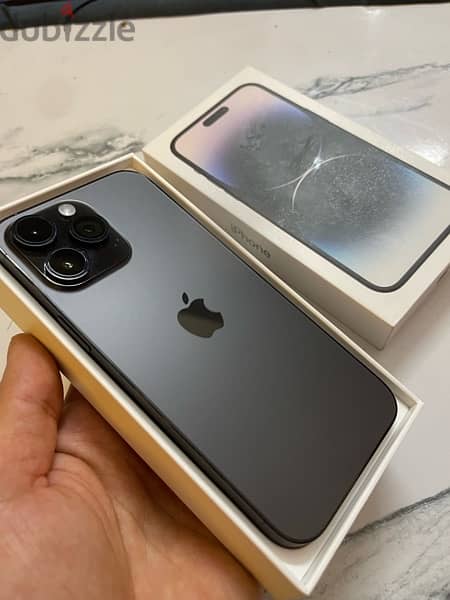 iPhone 14 Pro Max 128g  91% like new بيع اوبدل 2