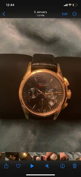 Hamilton Jazzmaster Cronograph ساعة هاميلتون 0