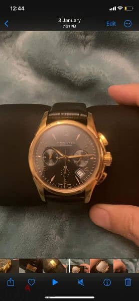 Hamilton Jazzmaster Cronograph ساعة هاميلتون 4