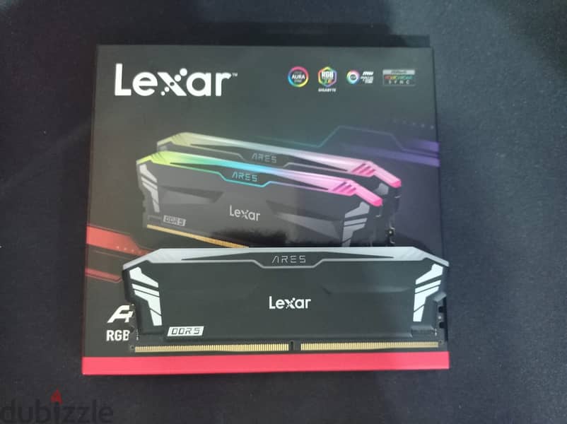 LexarARES RGB DDR5 RAM 6000MT/s CL30 Desktop Memory AMD Expo and Intel 2