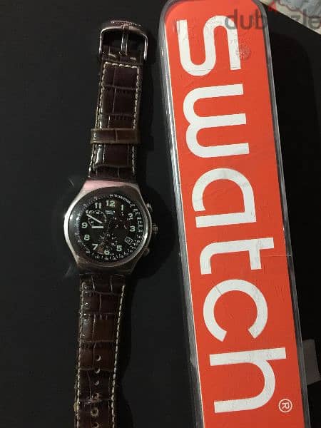 ساعة swatch اصلي بها خرابيش بسيطة 1