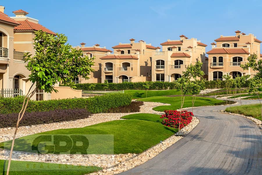 Classic twin villa ready to move 375m with installments in La Vista City لافيستا سيتي 3