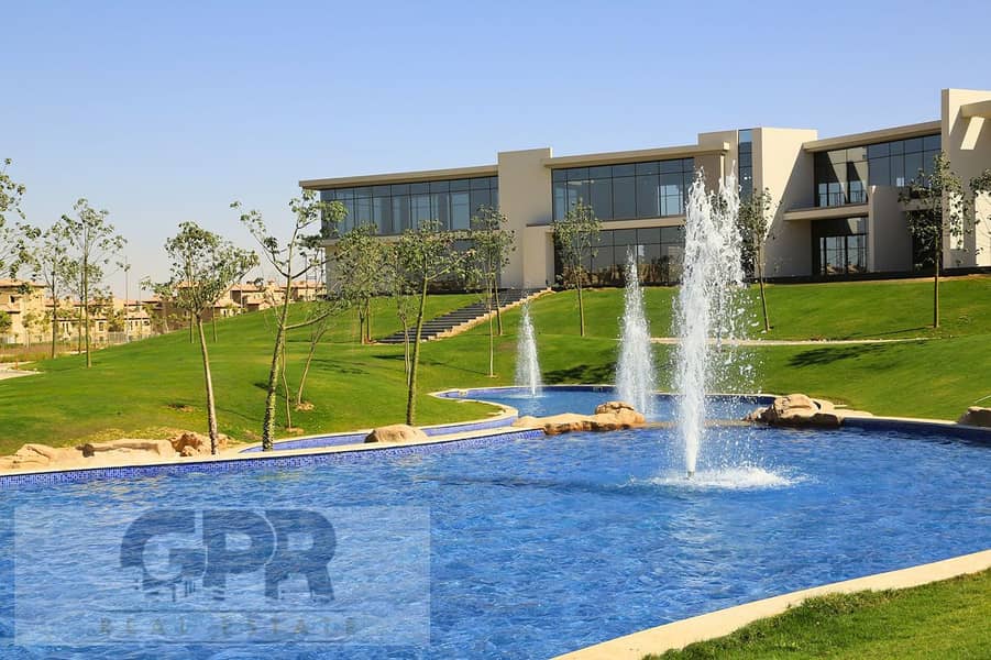 Classic twin villa ready to move 375m with installments in La Vista City لافيستا سيتي 9