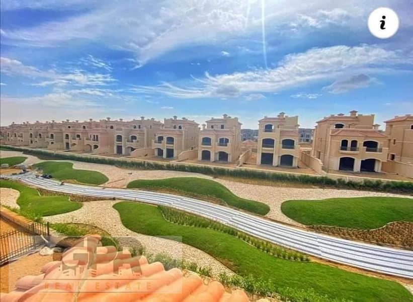 Classic twin villa ready to move 375m with installments in La Vista City لافيستا سيتي 11