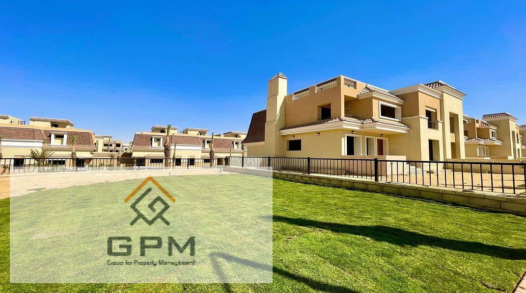 Under market price Duplex with garden for sale in Sarai , Mostakbal city 0