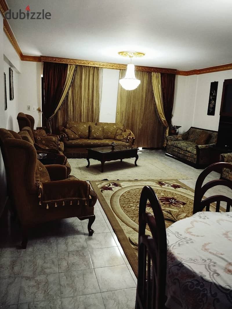 Furnished Ground Floor Apartment With Garden For Rent 155 Meters In Al Rehab City Phase 9 11