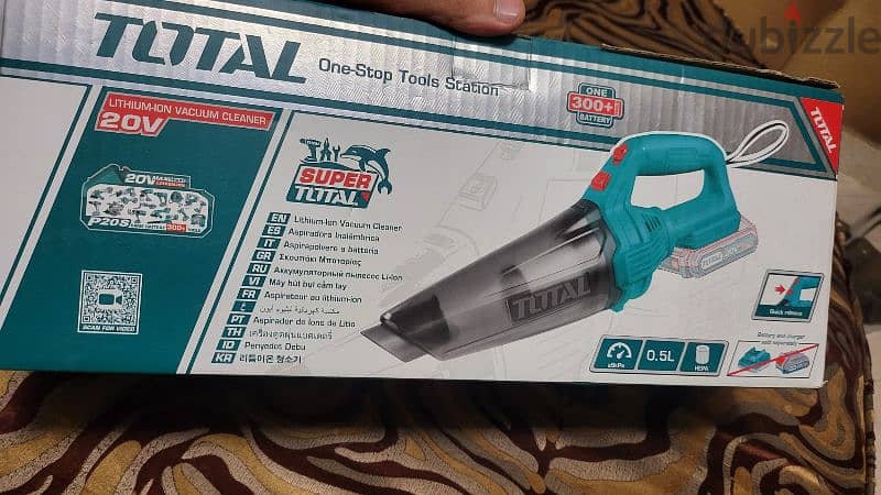 totall vacuum 20v مكنسة توتال ٢٠ فولت محمولة 1