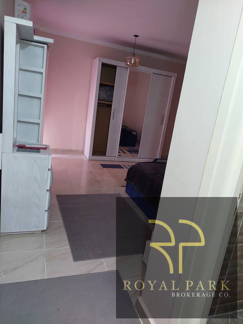 Furnished apartment for rent in Madinaty, 3 rooms, fully air-conditioned, modern furniture 15