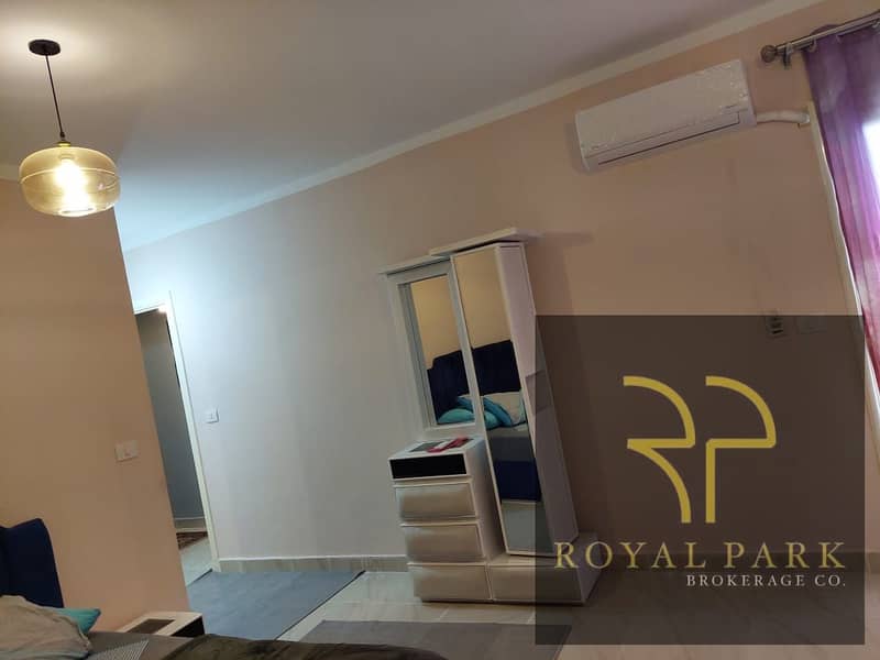 Furnished apartment for rent in Madinaty, 3 rooms, fully air-conditioned, modern furniture 17