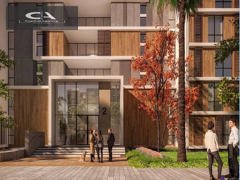 Book at the price of the launch in the first phase of Hassan Allam in Park Central Compound With only 5% down payment View on the lagoon and landscape 3