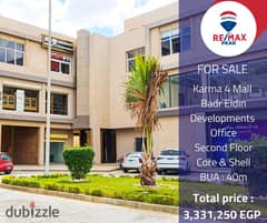 Karma 4 Mall  Badr Eldin Developments  Office  For Sale  40m                                                                 . 0