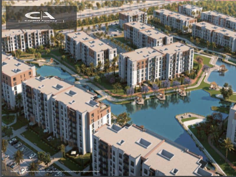 With only 5% down payment, book at the price of the first phase in Hassan Allam in Park Central Compound View on the lagoon and landscape 15