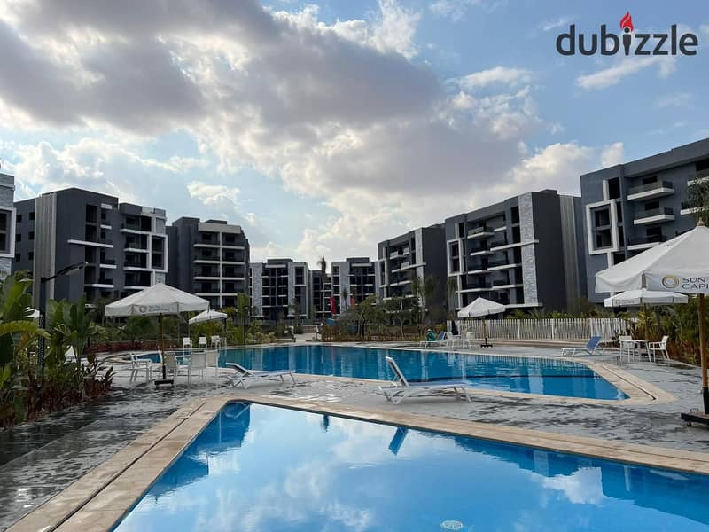 Apartment for sale with immediate receipt in the most prestigious compound in October, “Sun Capital” | 10% down payment and installment facilities up 1