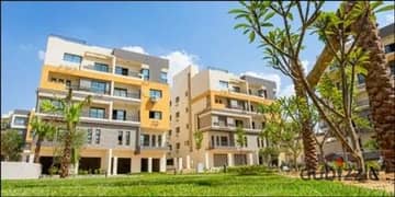 ground apartment with garden for sale in compound terrace elsheikh zayed