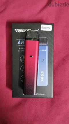 (Akus vapor Storm) Pod System vape. بالعلبة