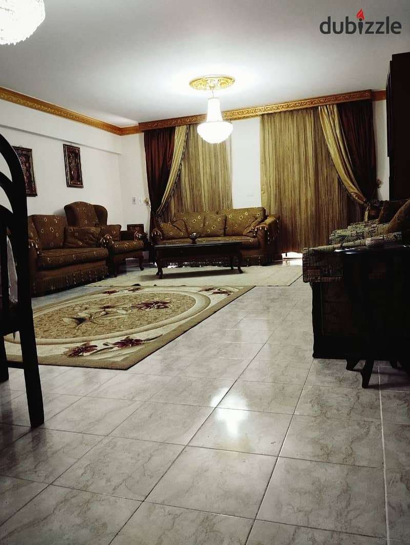 Furnished Ground Floor Apartment With Garden For Rent 155 Meters In Al Rehab City Phase 9 10