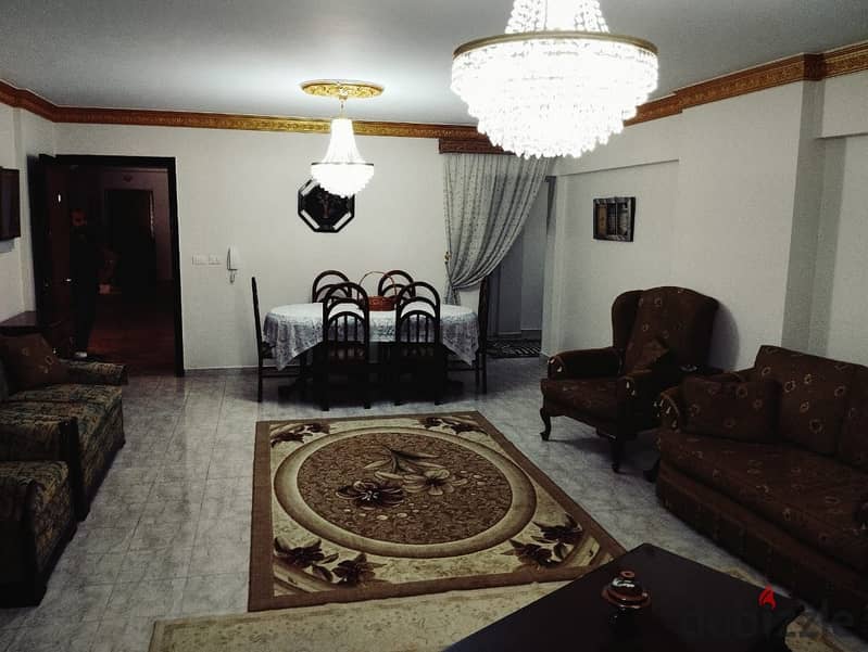 Furnished Ground Floor Apartment With Garden For Rent 155 Meters In Al Rehab City Phase 9 13