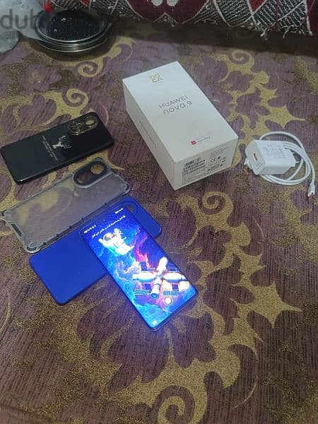 Huawei nova 9 128/8 Sd 778 الموبايل كسر كسر كسر الزيرو و معاه كل حاجته 9