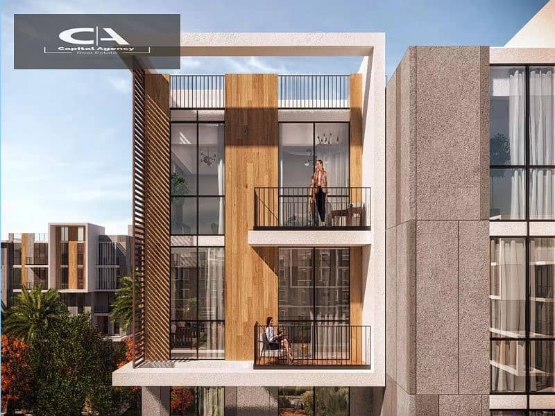 Book over the cityscape at the price of the launch in the first phase of Hassan Allam in Park Central Compound, 3-bedroom apartment | With only 5% DP 4