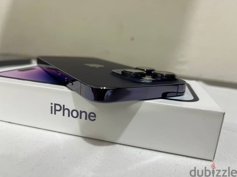 Iphone 14 Pro 128 GB Purple 5G With Facetime battery 90% 6