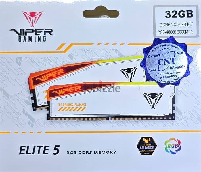 Viper Gaming Elite 5 DDR5 16GB 6000MT/s 1