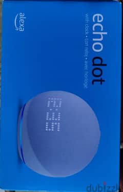 Alexa Dot 5th With Clock Sealed From USA