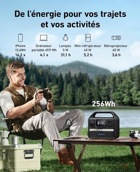 جهاز توزيع الطاقة Anker 521 PowerHouse 256WH 3