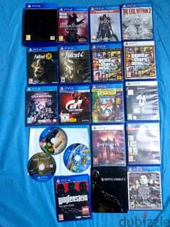 ps games cd bloodborne fifa dark  gta crash mortal sleeping fallout