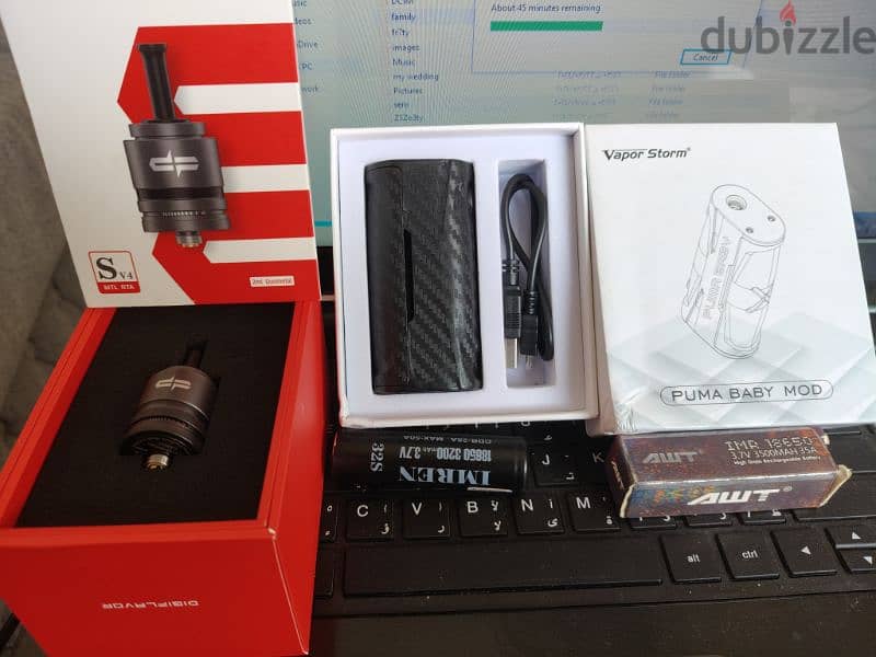 vape poma baby and Tank Sayrn v4 0