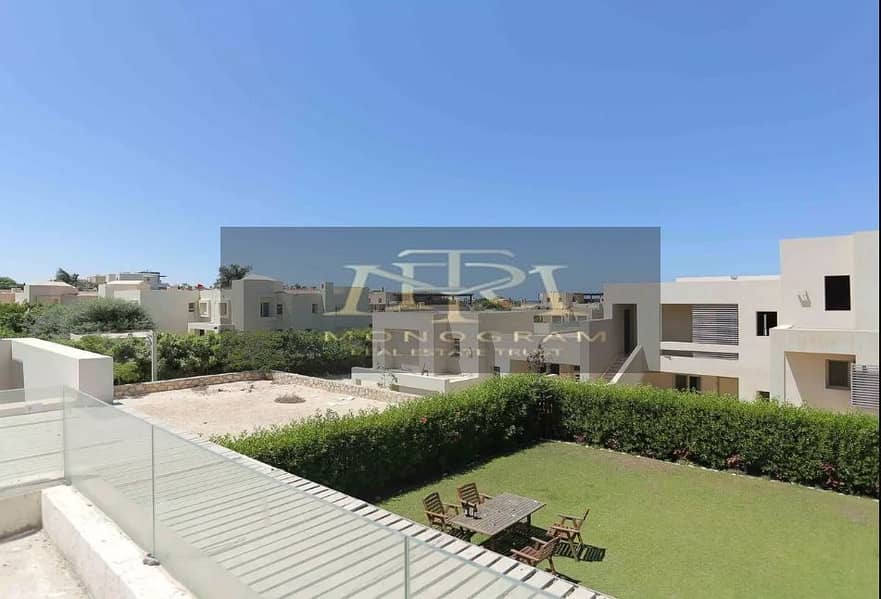 شاليه سنيور علوي 280م+80م رووف - 3 غرف تشطيب كامل بأقل سعر في هاسيندا باي - hacienda bay 1