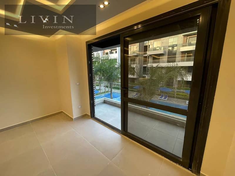 Patio 7 | LaVista Apartment for sale, area 165 m, immediate delivery | Fully finished in La Vista Patio 7 Compound in Golden Square, next to AUC 1