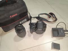 Canon 4000D + stand +camera bag