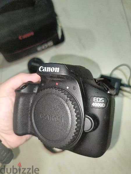 Canon 4000D + stand +camera bag 2