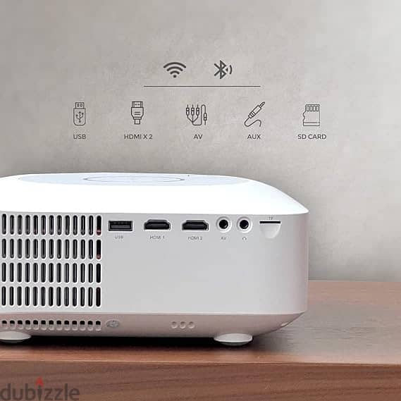 Wownect Android 9.0 LED Projector 7000 Lumens | 1080P FULL HD 1