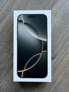 New IPhone 16 Pro Max Natural 256GB