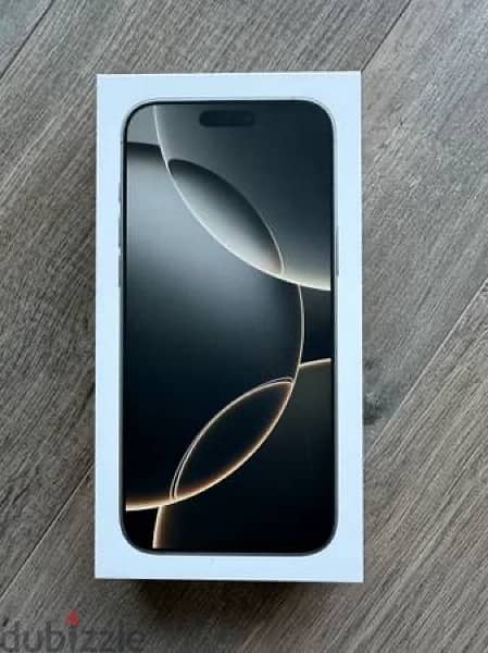 New IPhone 16 Pro Max Natural 256GB 0