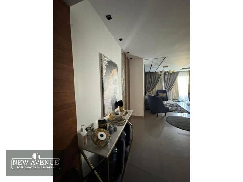 Fully finished Apartment With appliances in Village Gardens Katameya New Cairo, BUA 185m,3 Bedrooms 5