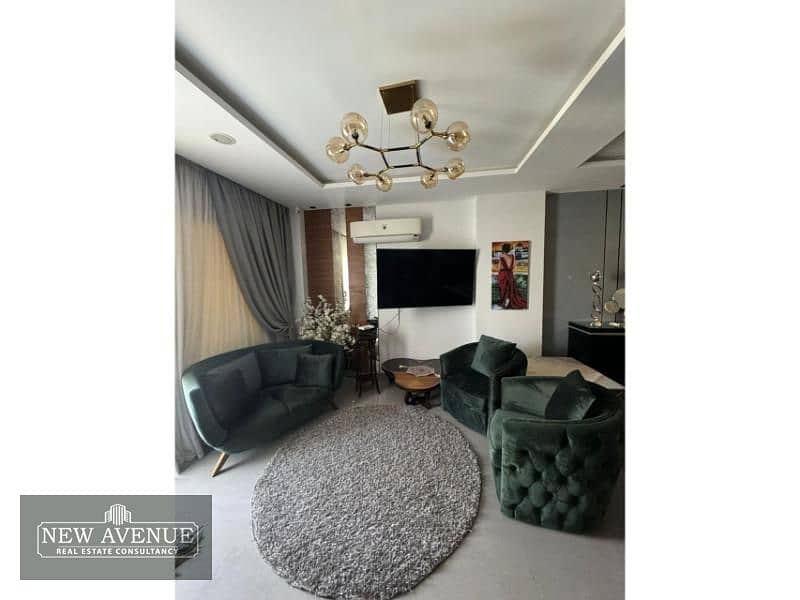 Fully finished Apartment With appliances in Village Gardens Katameya New Cairo, BUA 185m,3 Bedrooms 6