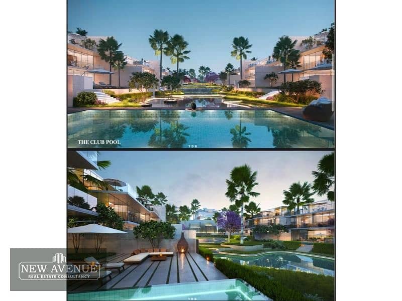 Lagoon view Apt with private garden in Lake View Residence 2, Core and shell, Bahary,3 bedroom+Nanny's room 6