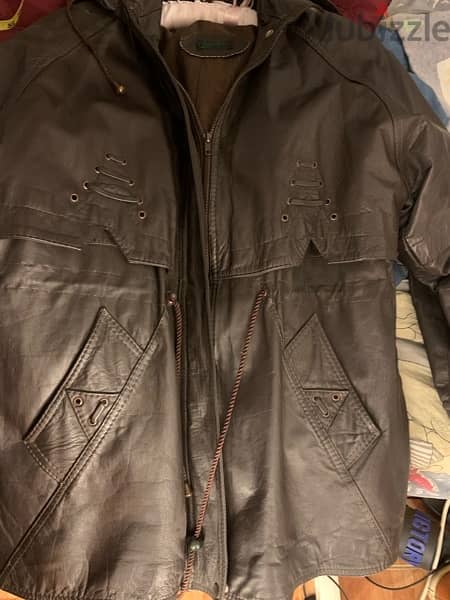 leather jacket جاكيت جلد طبيعي 2