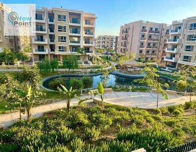 3-bedroom apartment for sale in a fully serviced compound, Direct, on the Suez Road, in front of Cairo International Airport