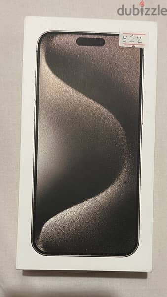 IPHONE 15 PRO MAX 512 NEW sealed 0