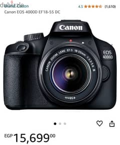 canon 4000d(الموصفات في الوصف )