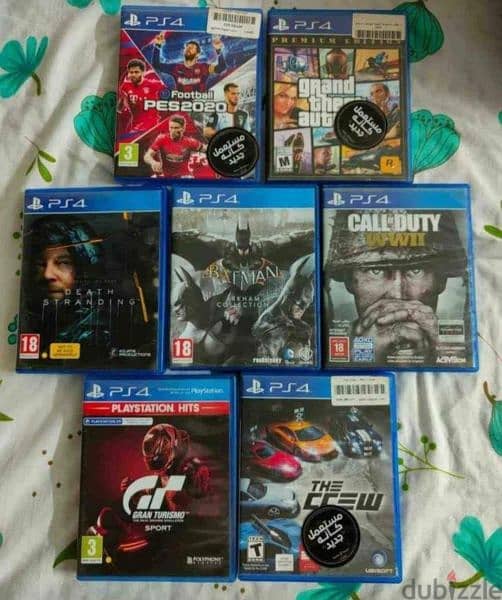 Playstation 4 slim 500GB + 1 controller + 7 Games 1