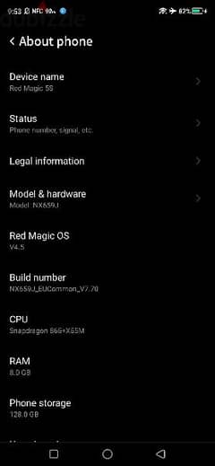 Red magic ريد ماجيك 5s