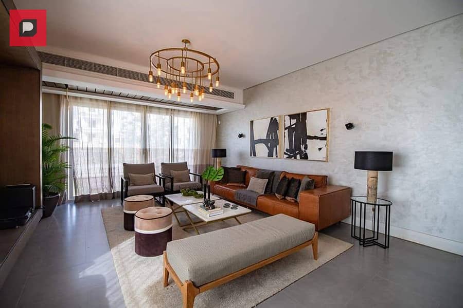 Ready to move corner apartment double distinctive view for sale, in Mountain View iCity Compound, heart of 5th Settlement minutes from Cairo Airport 7