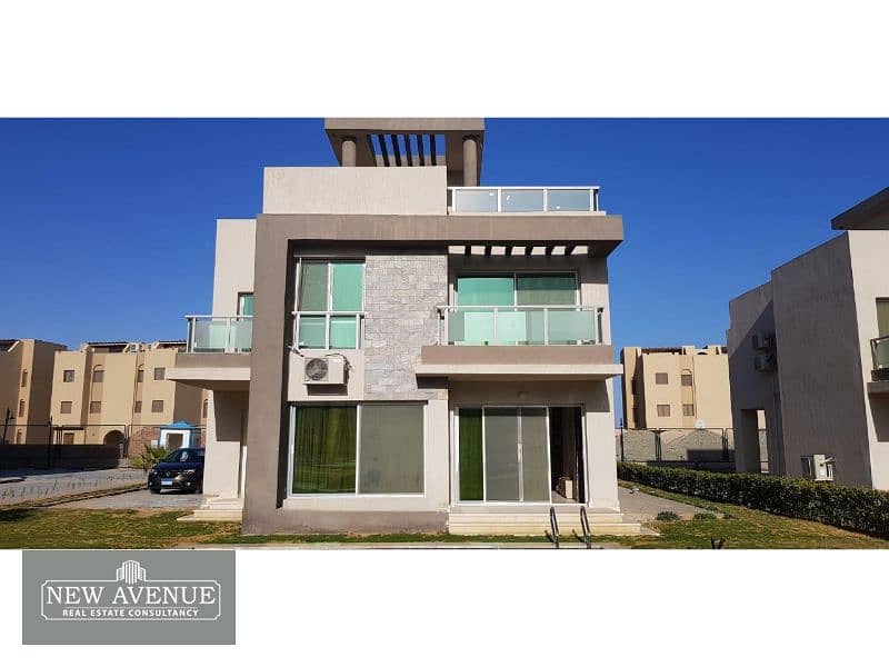 Standalone for sale furnished with ACs in aroma ain sukhna 1