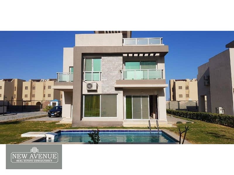 Standalone for sale furnished with ACs in aroma ain sukhna 6