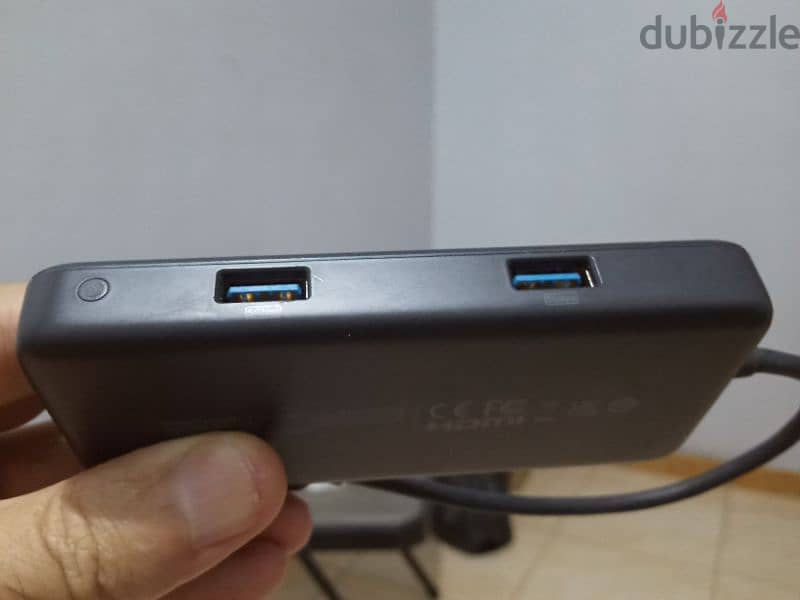 Anker Hub USB-C 7 In 1, A8352HA1 - Grey أنكر هاب ريدر 5